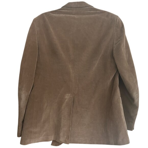 Vintage Daks of London Camel Corduroy Blazer 46R Est Teacher Academia Preppy - Picture 2 of 10